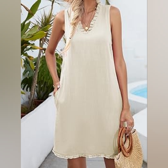 FAMULILY LINEN DRESS NWT! - Picture 3 of 3